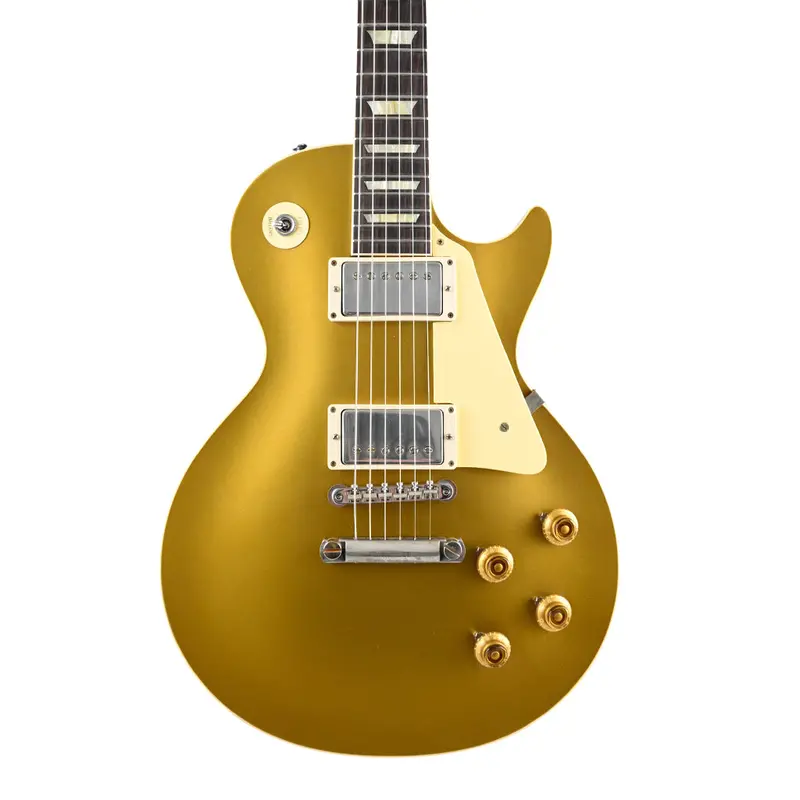 1957 Gibson Les Paul Standard Reissue – Goldtop With Dark Back, Custom Shop 1