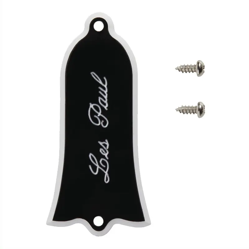 1961 Les Paul Historic Truss Rod Cover – Black, Accurate Reproduction 1