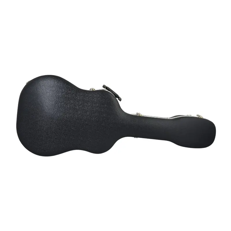 Abs Acoustic Dreadnought Hardshell Case – Black Exterior, Dark Blue Interior 1