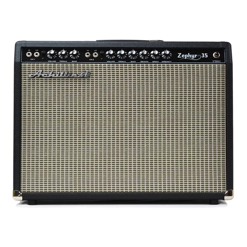 Achillies Zephyr 35 2X10" Guitar Combo Amp – Black Bronco Vinyl Finish 1