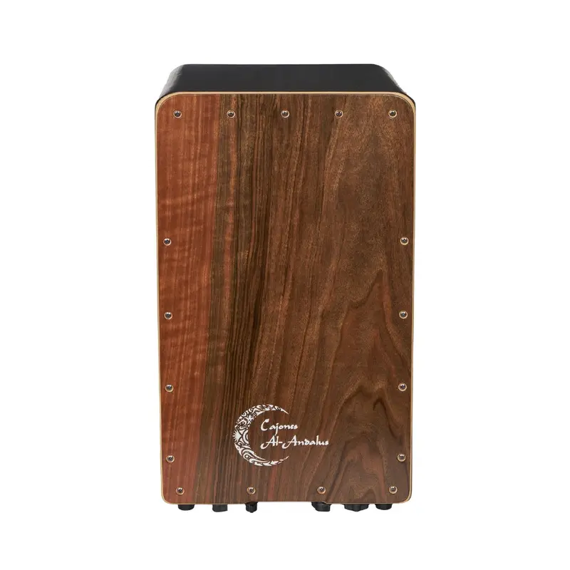 Al-Andalus Tango Cajon With Traditional Tap-Plate Design For Flamenco And World Music 1