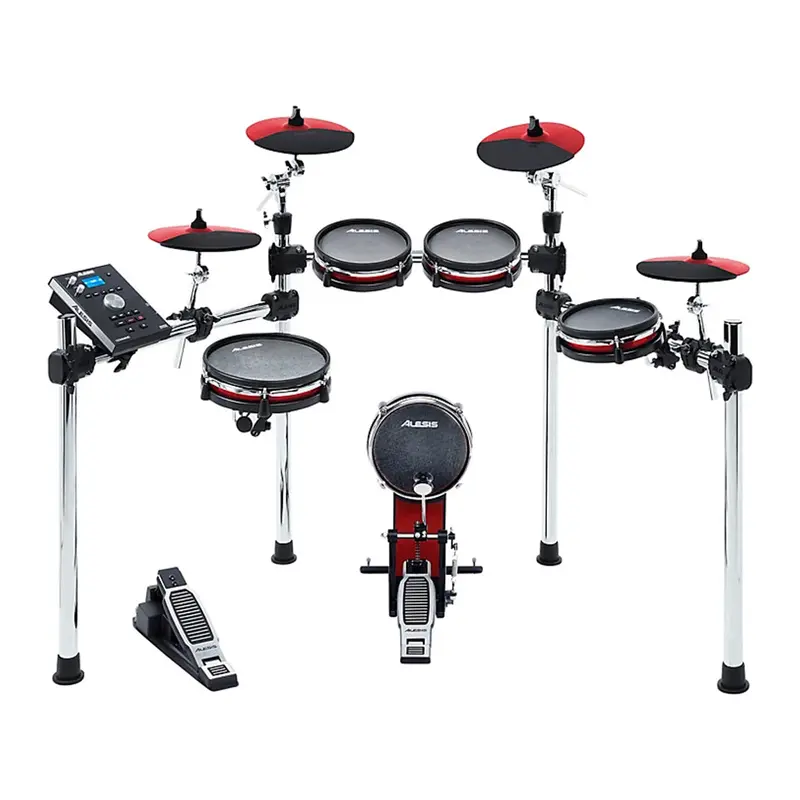 Alesis Command Mesh X 5-Piece Electronic Drum Set With Kick Pedal 1