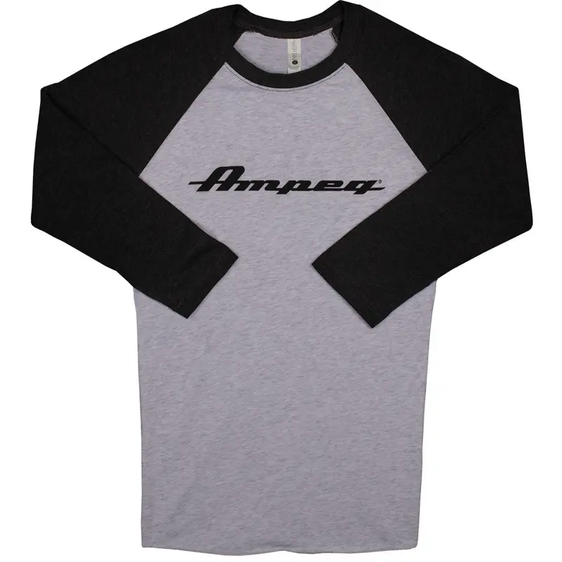 Ampeg Black-And-Grey Raglan Sweatshirt – Large Fit 1