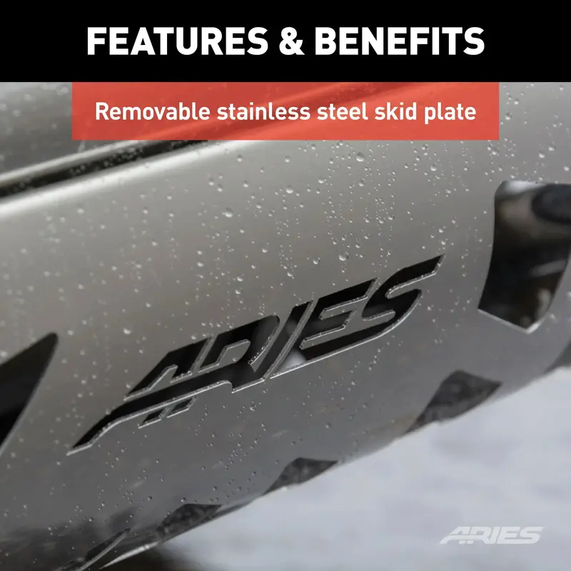 Aries 3-Inch Black Steel Bull Bar – No-Drill Installation For Select Toyota Tacoma Models (B35-2010) 1