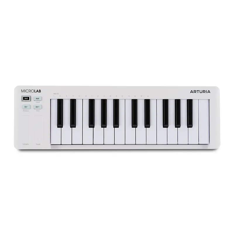 Arturia Microlab 3 – 25-Key White Midi Keyboard Controller 1