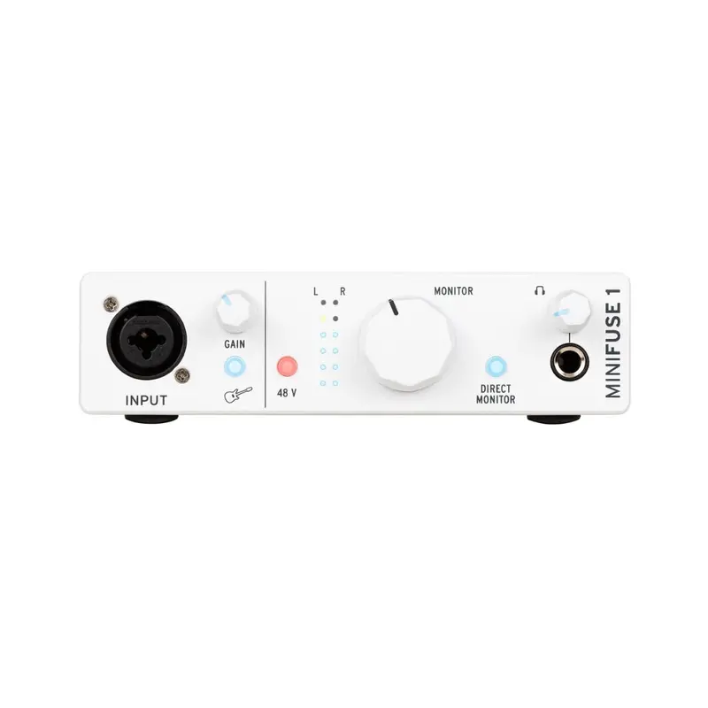 Arturia Minifuse 1 Usb Audio Interface – 1-In/2-Out, Plug-And-Play Simplicity (White) 1