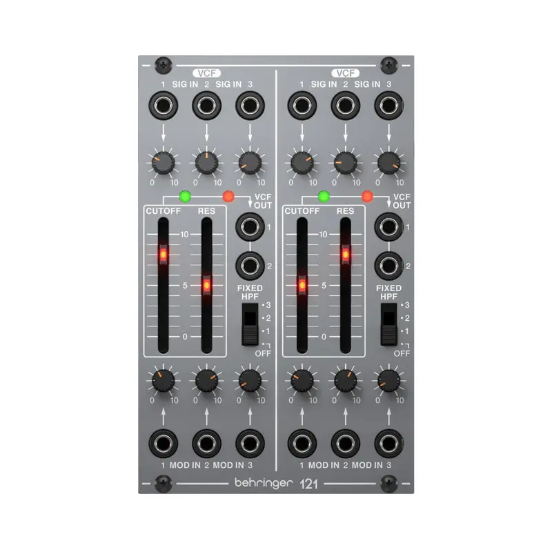 Behringer 121 Dual Voltage-Controlled Filter – Eurorack Modular Synth Module 1