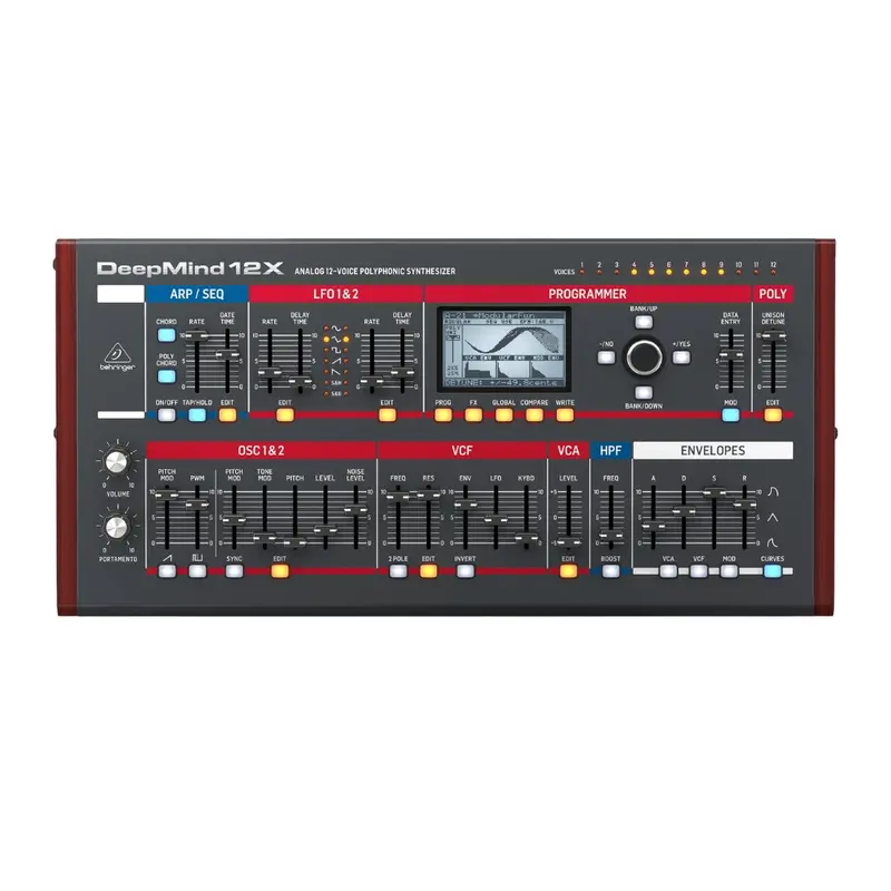 Behringer Deepmind-12Xd Analog Desktop Synthesizer – 12-Voice Polyphonic 1
