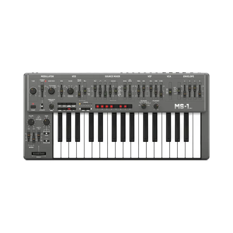 Behringer Ms-1 Mk Ii Analog Monosynth – 32-Key, Grey Chassis 1