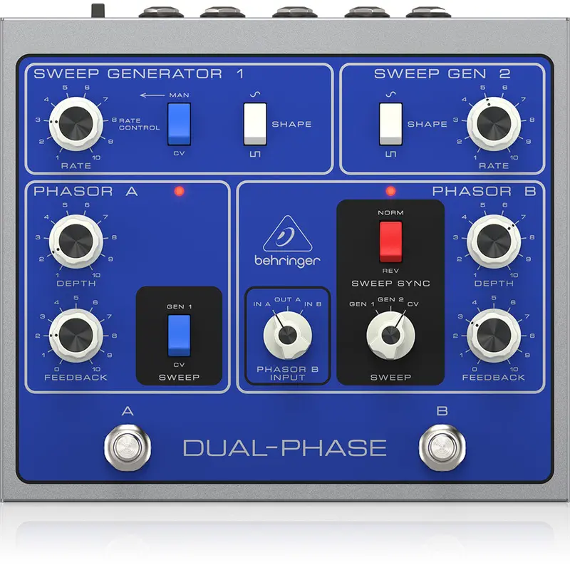 Behringer Pha-1 Dual-Phase Analog Phaser Pedal 1