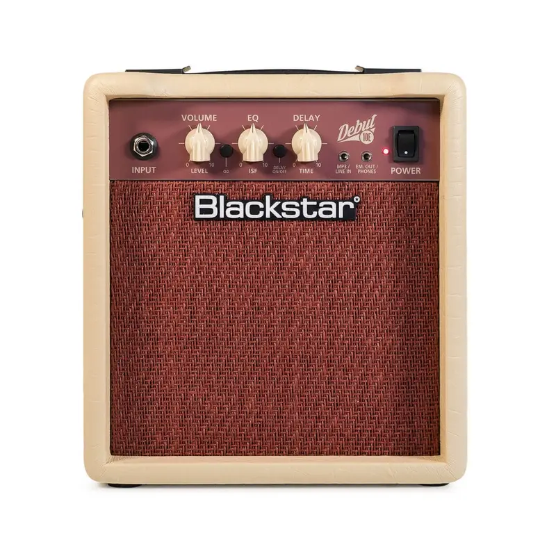 Blackstar Debut 10E – 10-Watt 2X3″ Combo Amp In Cream/Oxblood 1
