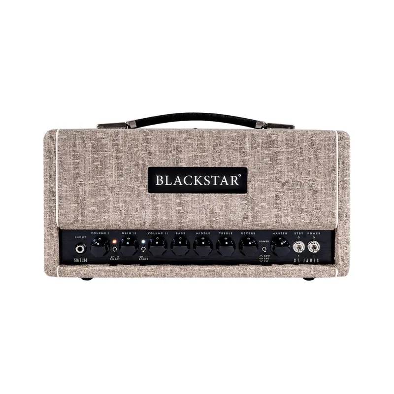 Blackstar St. James 50 El34H Guitar Head – 50-Watt Lightweight Amp In Fawn 1