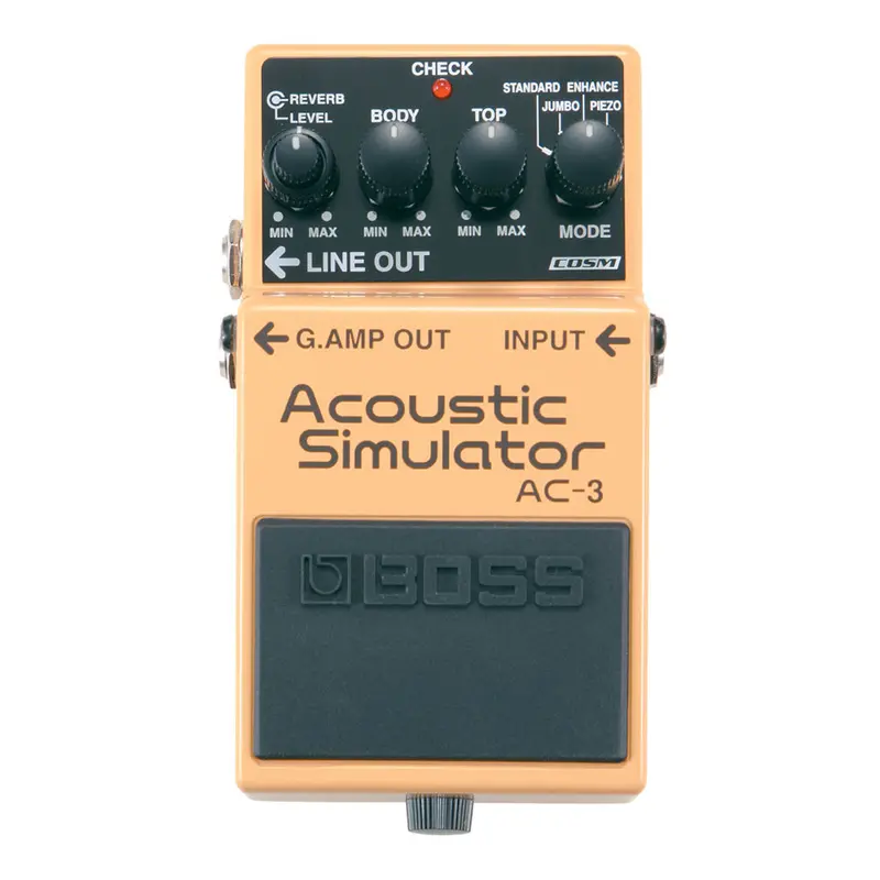Boss Ac-3 Acoustic Simulator Pedal For Electric Guitar 1