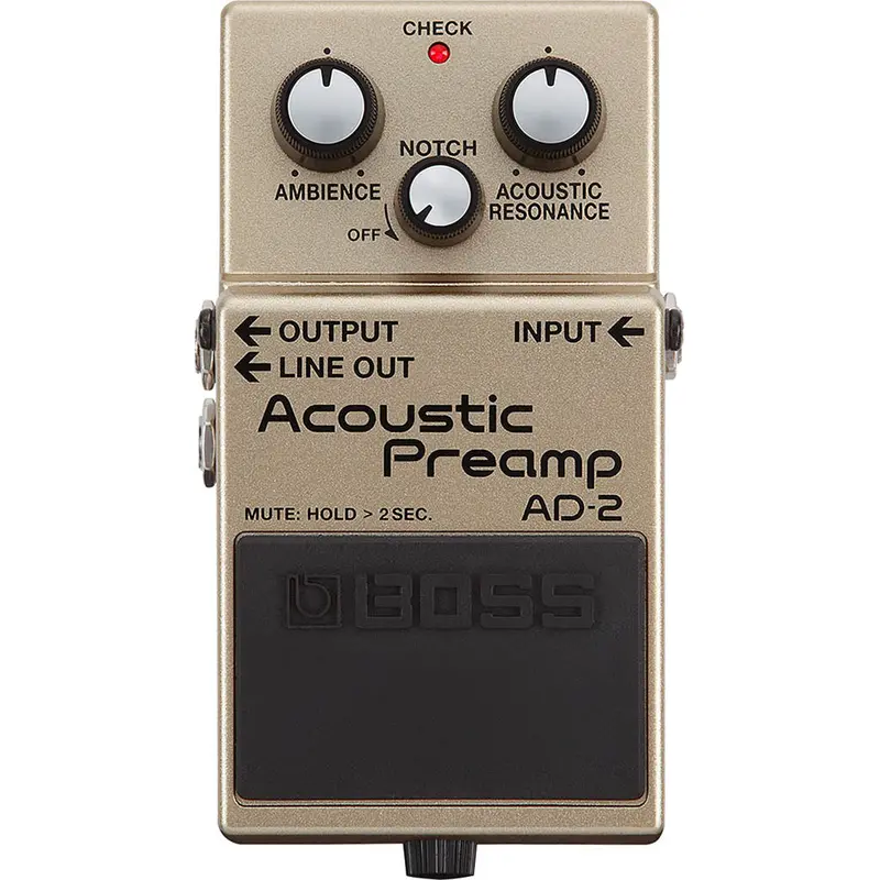 Boss Ad-2 Acoustic Guitar Preamp And Processor 1