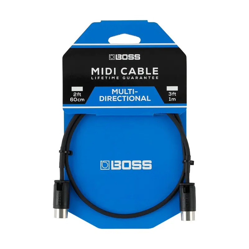 Boss Bmidi-Pb3 Multi-Directional Midi Pedalboard Patch Cable – 3 Feet 1