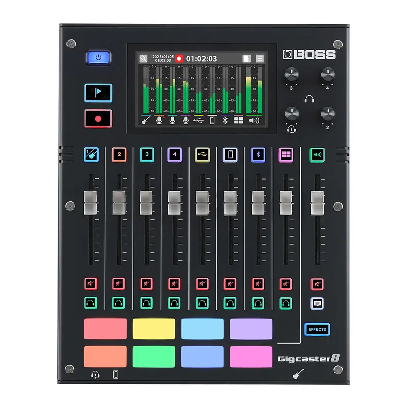 Boss Gigcaster8 Portable Audio Interface And Streaming Hub 1