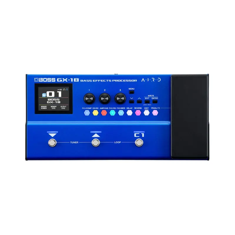 Boss Gx-1B Bass Effects Processor With Built-In Amp Modeling 1