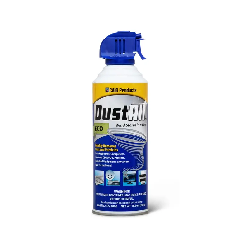 Caig Dustall Canned Air Cleaner – Non-Flammable Compressed Air 1