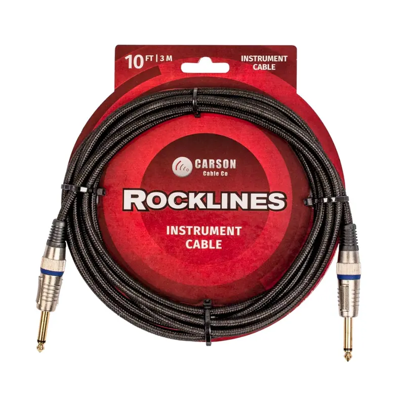 Carson Rocklines 10-Foot Instrument Cable 1