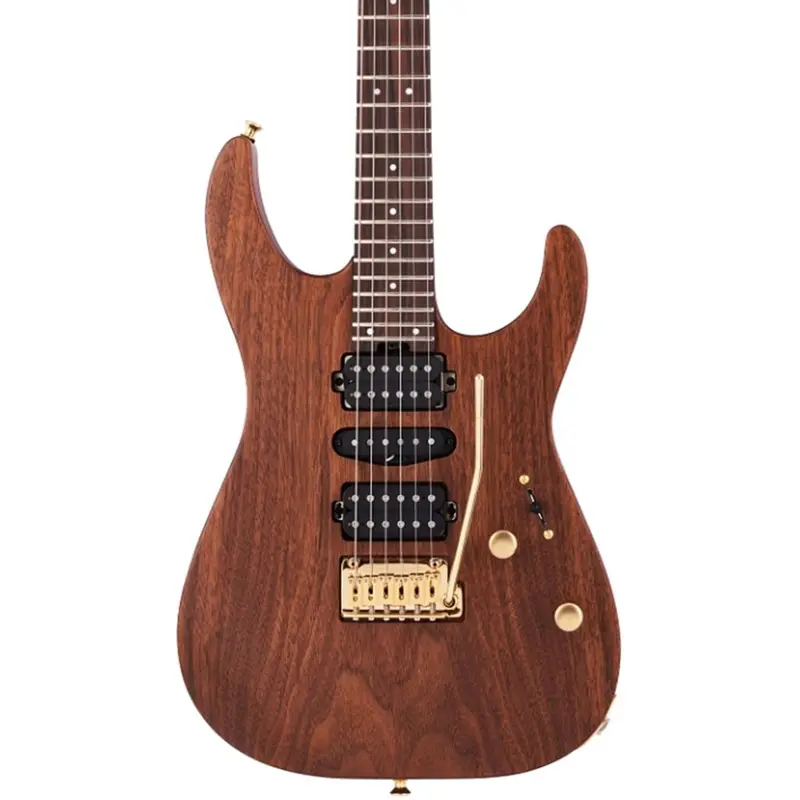 Charvel Mj Dk24 Hsh 2Pt E Mahogany Body With Figured Walnut Top – Streaky Ebony Fretboard In Natural Finish 1