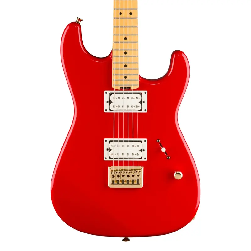 Charvel San Dimas Sd1 Hh Ht Electric Guitar In Ferrari Red With Maple Fingerboard 1
