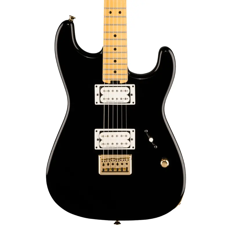 Charvel San Dimas Sd1 Hh Ht Electric Guitar In Gloss Black With Maple Fingerboard 1