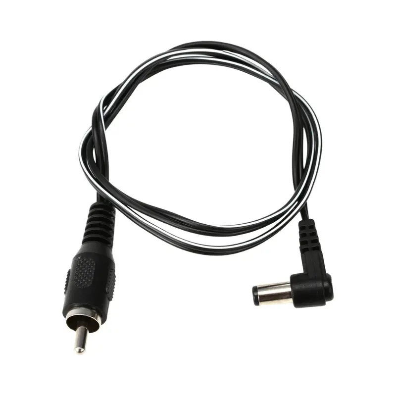 Cioks 1050 Type 1 Flexible Angled Power Cable – 20" Black 1