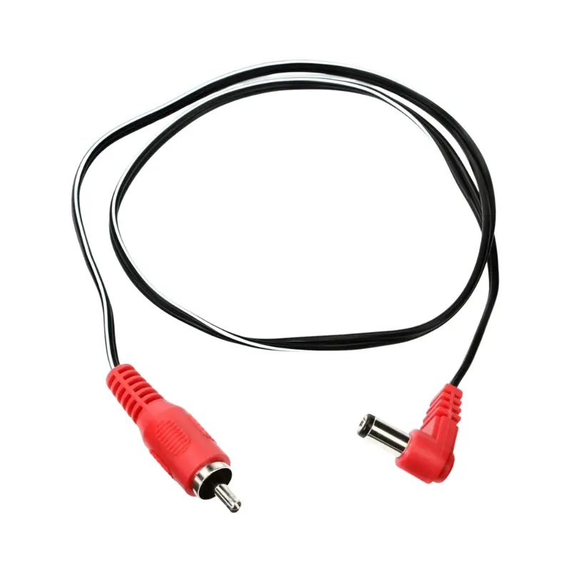 Cioks 2050 Type 2 Flexible Angled Power Cord – 20", Red 1