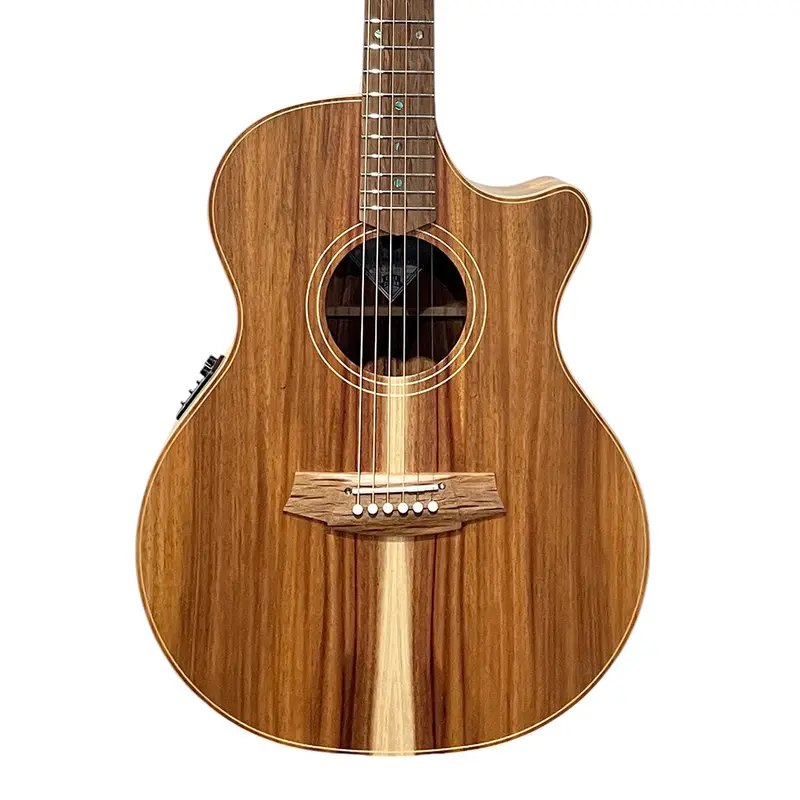 Cole Clark Angel 2 Cutaway Acoustic-Electric Guitar – Blackwood Top And Back With She Oak Body (Ccan2Ec-Blbl) 1