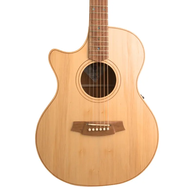 Cole Clark Ccan2Ec-Bb Left-Handed Bunya Blackwood Acoustic Guitar 1