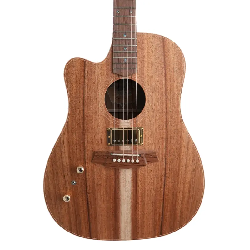 Cole Clark Fl2Ec Hb Left-Handed Acoustic-Electric Guitar – All-Blackwood Construction 1