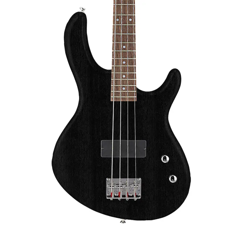 Cort Action Junior Opw 3/4-Size Open-Pore Electric Bass – Matte Black Finish 1