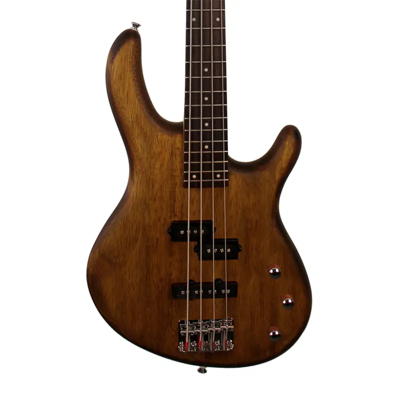 Cort Action Pj Electric Bass Guitar – Open-Pore Walnut Finish 1