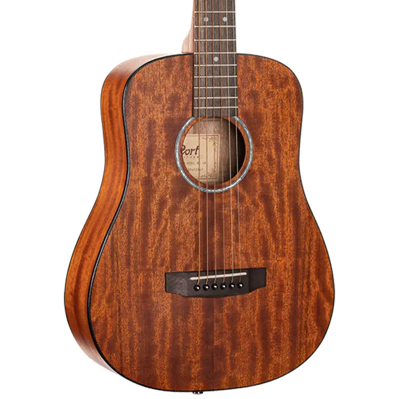 Cort Ad Mini Mahogany Open-Pore Acoustic Guitar – Includes Carry Bag 1