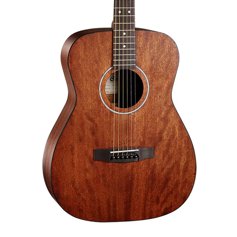Cort Af510M All-Mahogany Acoustic Guitar – Open-Pore Finish With Gig Bag 1