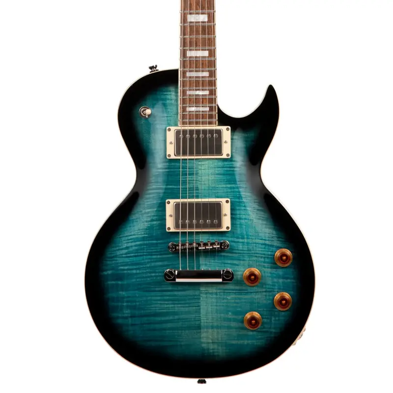 Cort Cr250 Solid-Body Electric Guitar – Dark Blue Burst Finish 1