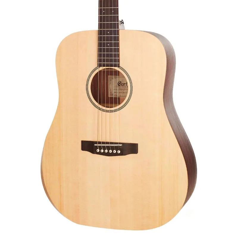Cort Earth Bevel Cut Acoustic Guitar – Ergonomic Body Design 1