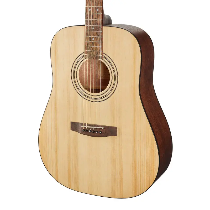 Cort Earth Open-Pore Natural Acoustic Guitar Starter Pack 1