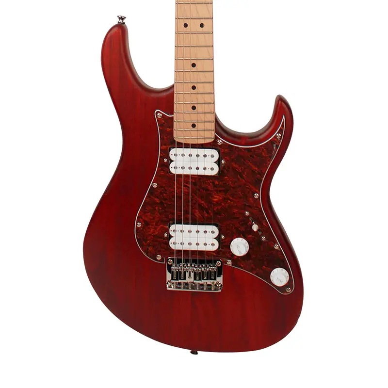 Cort G100 Hh Electric Guitar – Open-Pore Black Cherry Finish 1
