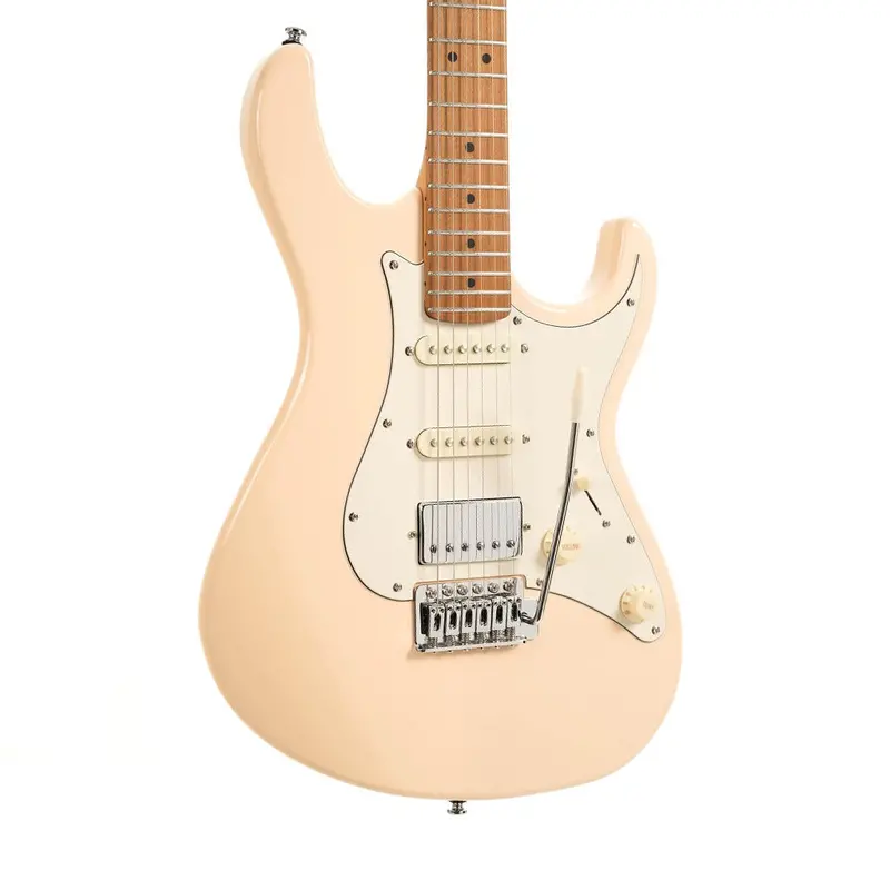 Cort G200Se Hss Electric Guitar – Roasted Maple Neck, Aged Cream Finish 1