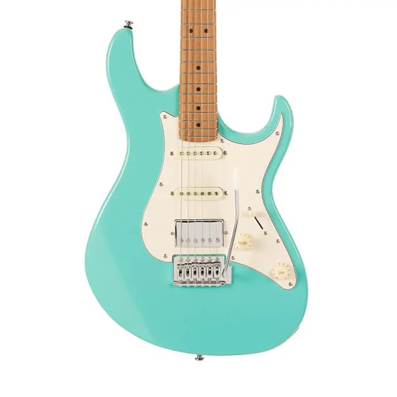 Cort G200Se Hss Electric Guitar With Roasted Maple Neck – Seafoam Green 1