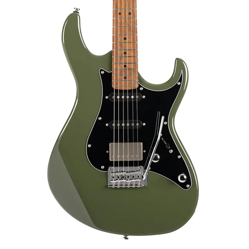 Cort G250Se Electric Guitar – Olive Dark Green Finish 1