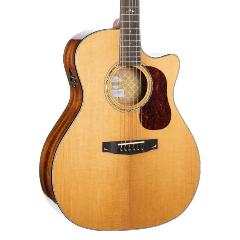 Cort Gold-A6 Acoustic-Electric Guitar – Natural Finish, Gold Series 1