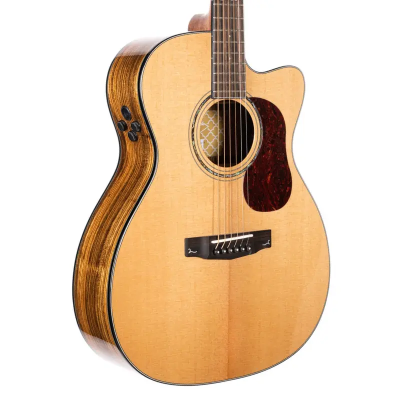 Cort Gold-Oc6 Bocote Acoustic-Electric Guitar – Natural Finish 1