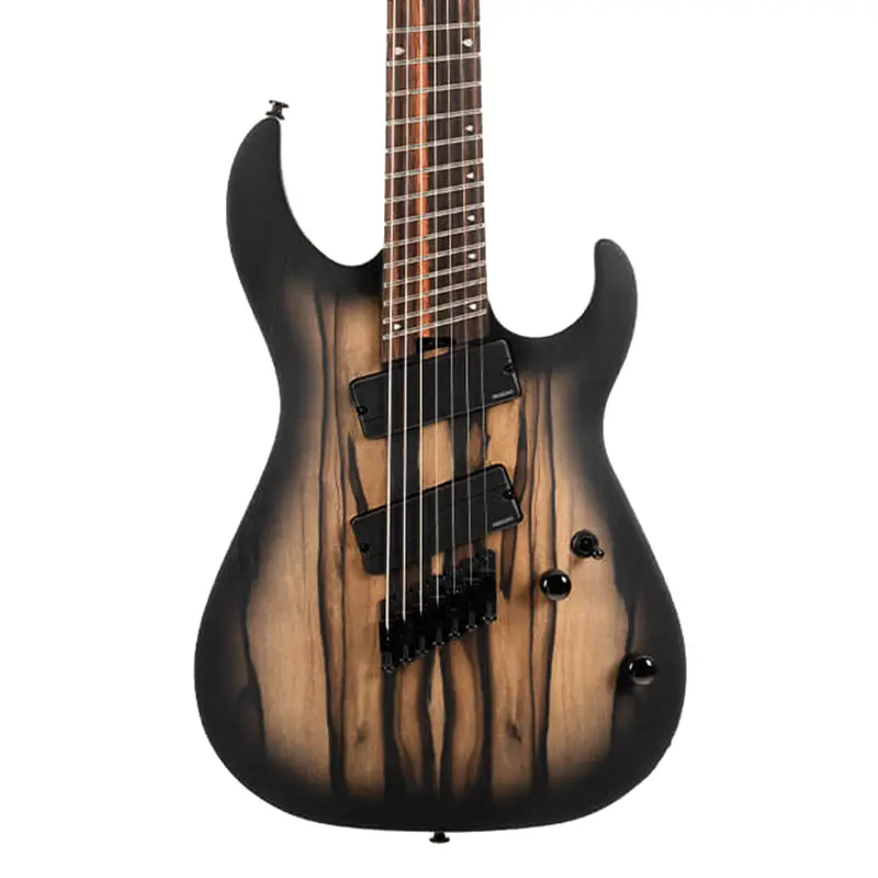 Cort Kx507Ms Pale Moon 7-String Multi-Scale Electric Guitar In Natural Black Burst Finish 1
