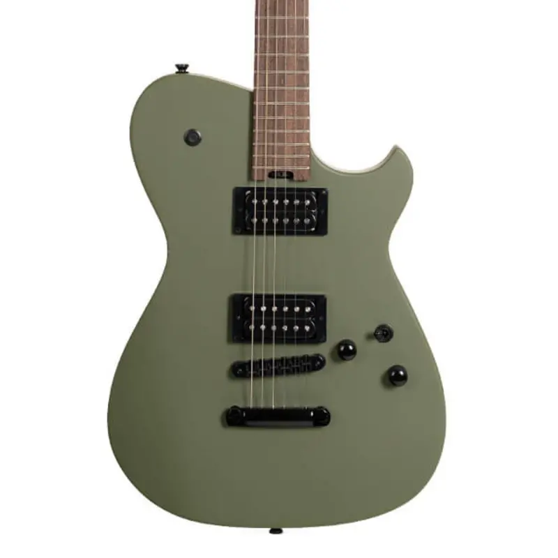 Cort Mbm-2H Electric Guitar In Satin Olive Green 1