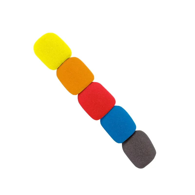 Cpk 35Mm Colored Windscreen Pack – 5-Piece Set For Shure Sm58-Style Mics 1