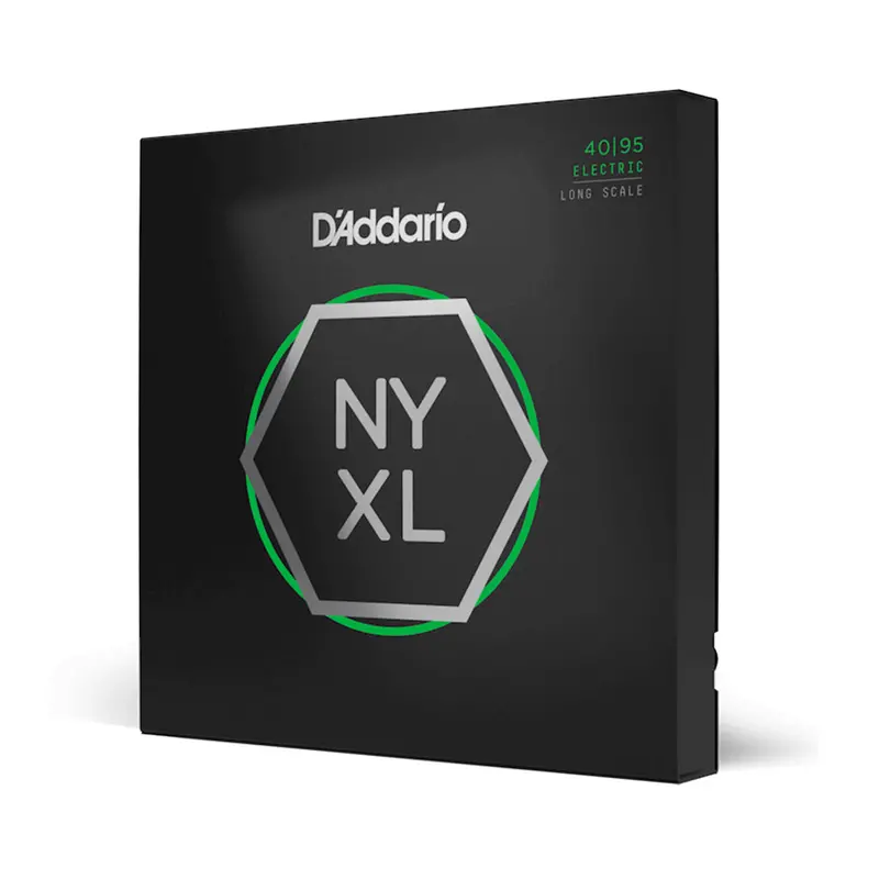 D'Addario Nyxl4095 Nickel Wound Bass Strings – Super Light Gauge (40–95), Long Scale 1