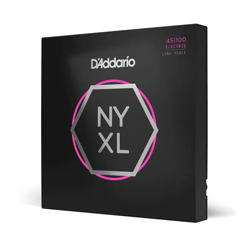 D'Addario Nyxl45100 Nickel Wound Bass Strings – Regular Light Gauge (45–100), Long Scale 1