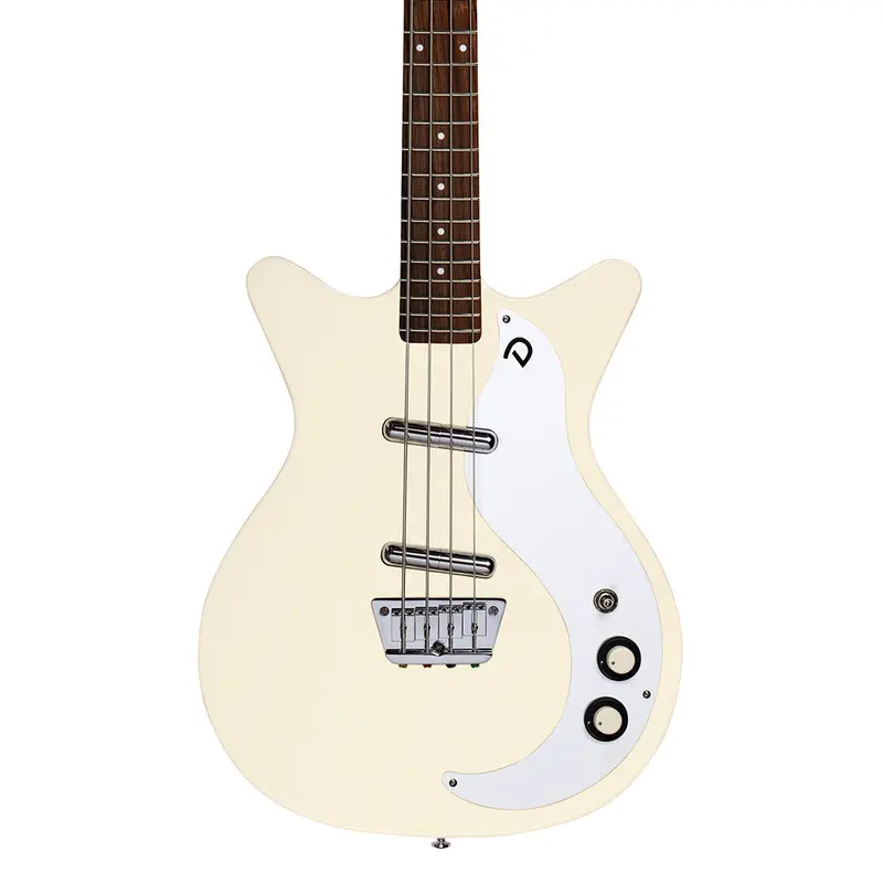 Danelectro '59 Short Scale Bass Guitar – Vintage Cream Finish 1
